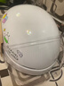 NEVA3C认证儿童头盔男女孩夏季电动车摩托车卡通可爱宝宝安全帽 A类新国标珍珠白太空梦 实拍图