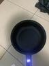 牧利派电炒锅炒菜电煮锅电火锅多功能家用电热锅多用途锅不粘锅一锅多用蒸煮煎炒一体锅小家电料理锅插电 雅黑色-电炒锅不粘锅 带木铲【配加长电线】 特厚款4.5升 智能款+蒸笼 3-5人 实拍图