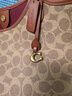 蔻驰（COACH）经典标志DAY 暗扣托特包单肩包大容量复古斜挎包夏季女包 B4/棕黄色 焦糖色（新版） 实拍图