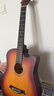 维卡斯（WEIKASI）民谣吉他初学者木吉他单板新手入门练习琴guitar吉它学生男女乐器 38英寸日落色+礼包【初学推荐】 实拍图