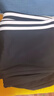 阿迪达斯（adidas）长裤男女春季宽松透气直筒裤跑步运动防风休闲裤  黑白 XL 实拍图