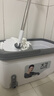 大卫旋转拖把36cm杆伸缩99-127cm 4头加厚拖布  D10双驱动免手洗 实拍图