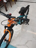 凤凰山地自行车男女变速山地车碟刹青少年儿童自行车学生单车 星际 橙蓝【单速+辐条轮】 22寸【适合130-170cm】 实拍图