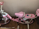 紫榕 儿童自行车女孩单车3-8岁公主款脚踏车男女宝宝小孩童车 公主粉【送货上门】可折叠自行车 14寸 适合90-110cm 实拍图