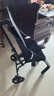 小虎子T28大童车遛娃车婴儿推车轻便可折叠透气旅行口袋遛娃推车 黑色-T28 实拍图