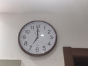 POWER中式挂钟简约圆形钟表客厅家用2024新款石英钟 30cm BW23045J 实拍图