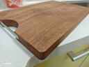 京东京造 菜板 砧案板切菜实木家用食品接触级抗菌【乌檀整木】 45*30*3CM 实拍图