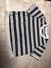 香影流苏条纹黑色t恤女短袖2026夏装新款宽松休闲风正肩圆领上衣 黑色 XL 170/92A/125-140斤 实拍图