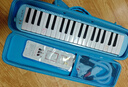 奇美37键专业级马卡龙色学生成人口风琴（马卡龙蓝、赠音符贴及吹管） 实拍图
