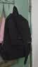 双星背包男潮牌双肩包女书包初中大容量高中大学生休闲笔记本电脑包 黑色【单包】 实拍图