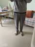 回力（Warrior）华夫格裤子男士春夏薄款休闲运动长裤青少年宽松男裤 麻灰 XL 实拍图
