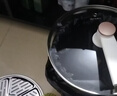 美的（Midea）电炒锅 电煮锅 电蒸锅家用电火锅电热锅多功能4L小电锅煎炒炖煮泡面不沾多用途锅HGE2811C 配蒸片 实拍图