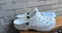 卡骆驰（CROCS）贝雅洞洞鞋男鞋女鞋轻便耐磨一脚蹬拖鞋休闲鞋百搭花园鞋|10126 白-100 41 /42(260mm) 实拍图