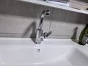 柏温（Bowen）全铜高脚冷热面盆龙头 台盆浴室洗脸盆加高单孔厨房水龙头可旋转 龙头+60cm进水管+大礼包 实拍图