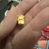 周生生HelloKitty黄金转运珠三丽鸥家族足金mini版少女心组合单颗 招财福猫92618C 实拍图