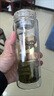 富光 男女士双层玻璃杯 高硼硅泡茶杯 茶水分离水杯带茶隔杯子500ml 实拍图
