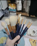 尔木萄（AMORTALS）动物毛化妆刷套装眼影腮红鼻影遮瑕修容散粉 实拍图