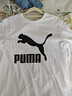 彪马（PUMA）休闲黑色短袖T恤男女情侣款夏季印花运动上衣 532279 白-02 2XL (190/108A) 实拍图