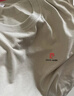 皮尔卡丹（pierre cardin）【2件装】纯棉短袖t恤男宽松圆领全棉纯色半袖体恤上衣服男装夏装 豆绿+雾霾蓝 【100%纯棉】 XL 【140-150斤】 实拍图