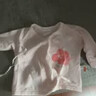 贝瑞加（Babyprints）宝宝上衣2件装纯棉婴儿半背衣A类新生儿护肚系带和尚服 粉59 实拍图