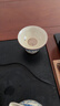 不拙汝窑三才盖碗青花瓷茶碗防烫茶具分茶器带茶漏过滤网盖碗三件套 实拍图