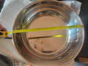 【不锈钢】和面盆厨房烘焙家用火锅盆洗菜打蛋汤锅盆醒面盆料理盆 28cm【热卖款】不锈钢 和面盆 实拍图