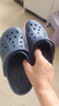 CROCS卡骆驰贝雅卡骆班儿童洞洞鞋沙滩凉鞋男童女童拖鞋/207018/207019 深蓝色-410 33 (200mm) 实拍图