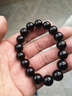 石传百世天然黑曜石手串男女款转运珠水晶佛珠情侣手链本命年礼物 实拍图