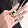 万人抢【】新款纯6色色开口港可调节猫眼翠绿戒指送礼 3.8克 蓝宝石戒指 实拍图