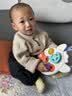 COOKSS婴幼儿益智忙碌板宝宝精细动作训练火箭忙碌球方向盘早教推车玩具 实拍图
