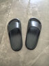 朴西香蕉船凉拖鞋女士浴室不易滑居家室内四季情侣拖鞋男 黑色 37-38 实拍图