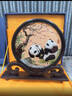 蜀中瑰宝蜀绣双面刺绣熊猫文创摆件中国特色礼物送老外出国成都伴手礼纪念 节节高熊猫 实拍图
