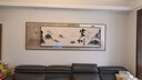 墨派 新中式客厅装饰画沙发背景墙壁画现代简约大气横幅山水叠加画 家和万事兴 C款 大幅240*80+小幅180*60晶瓷 实拍图