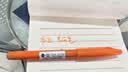 派通（Pentel ）彩色软毛笔秀丽笔 弹性笔尖水性笔Touch手帐书信贺卡用 SES15C桔黄色/单支装 实拍图