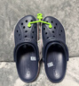 卡骆驰（CROCS）贝雅卡骆班洞洞鞋轻便耐磨一脚蹬休闲鞋女鞋时尚沙滩鞋|205089 深蓝/辣椒红-4CC 39 (240mm) 实拍图