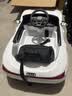 星辰皓奥迪儿童电动车四驱汽车遥控四轮宝宝玩具车可坐人童车RSGT 白色+四驱+遥控+摇摆+皮座+软轮 实拍图