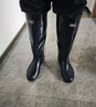 回力雨鞋男士款时尚雨靴水鞋靴户外防水防滑耐磨HL838高筒黑色42码 实拍图