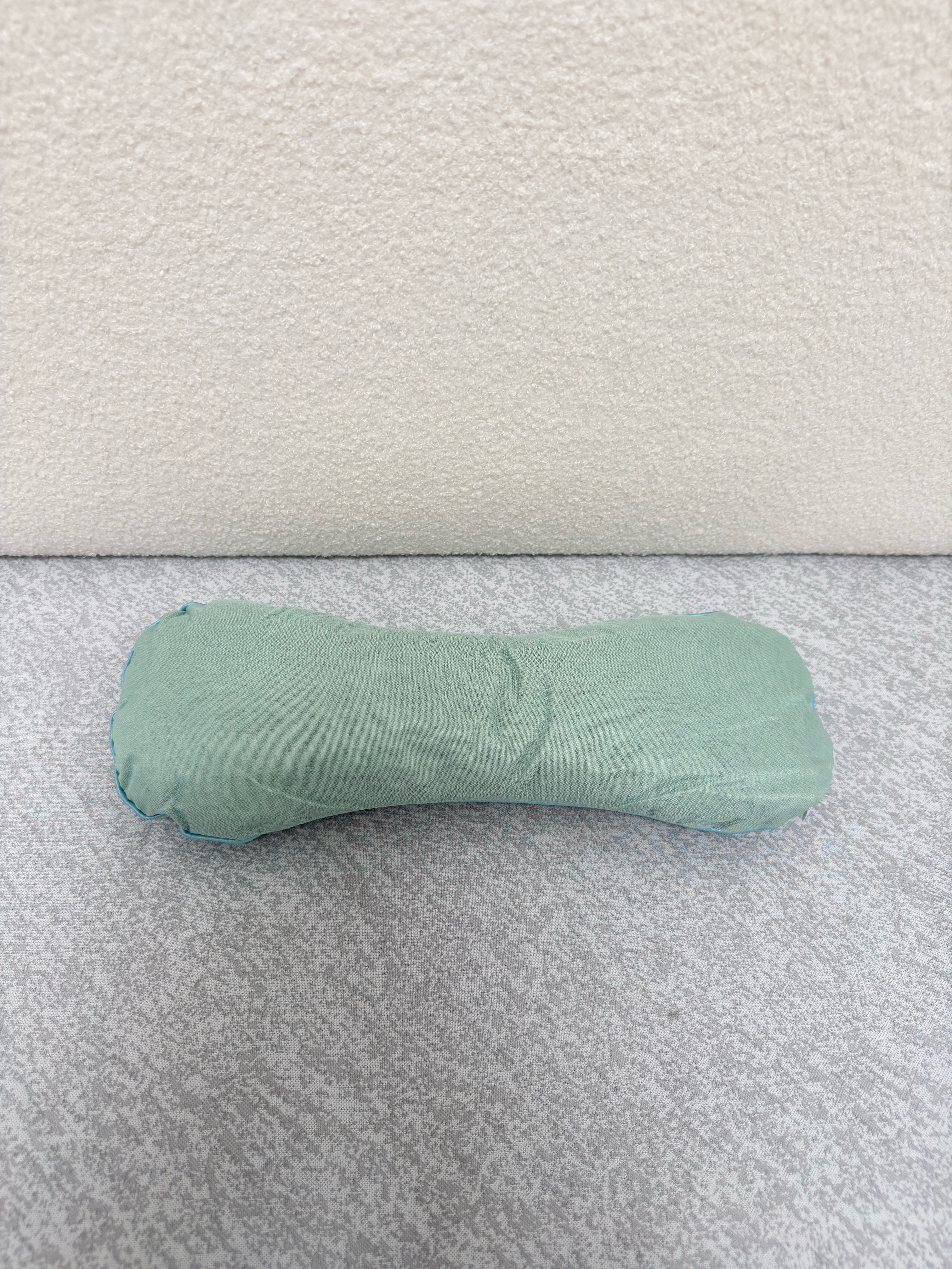 医川夏季艾草凉席枕养生艾灸颈椎枕睡眠肩颈骨头枕可拆卸护颈枕头 实拍图