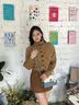 纪诗哲包包女包2026新款女士单肩斜挎小方包送老婆女友七夕情人节礼物 蓝色 品牌礼盒装 实拍图