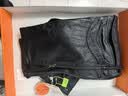 PERCOOL哈雷机车服真皮皮裤头层牛皮多口袋摩托车骑行服工装长裤可放护具 黑色 头层牛皮 3XL 2尺9 晒单实拍图