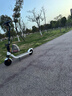 九号（Ninebot）电动滑板车E2Plus白色升级款 成年人减震折叠氛围灯电动车两轮代步智能学生便携式大屏仪表 实拍图