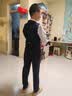 罗蒙儿童西装男童礼服花童马甲套装主持人婚礼钢琴毕业表演 藏青 140 实拍图