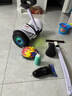 柏思图（besintu）电动儿童智能平衡车3-6-12岁体感10岁到15岁以上座椅成年人站座两轮双轮自动手扶越野新款自平行车 运动版白【三控+座椅APP+炫光轮】 实拍图