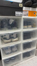 透明鞋柜防尘盒防潮鞋盒前开式置物架储物用品收纳箱收纳盒高颜值 透明加厚大号 8只装 实拍图