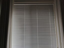 美尔耐免打孔百叶窗帘卧室卫生间浴室厕所防水铝合金厨房升降遮光帘6010 免钉【标准亮光】白色 1平方米 实拍图