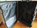 花瞳行李箱28寸大容量箱拉杆箱【明次日达】登机箱旅行箱密码箱皮箱子 深灰色【USB+杯架+干湿分离】 24英寸 【适合3-5天中途旅行】 实拍图