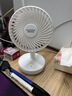 澳柯玛（AUCMA）usb蓄电小风扇桌面风扇小型手持小风扇充电电风扇/静音宿舍小台扇办公露营迷你便携台式小电扇 实拍图