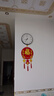 康巴丝（Compas）挂钟客厅钟表 简约石英钟表挂墙时钟卧室挂表 2999 黑色 35cm 实拍图