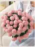 礼波玫瑰花束毯子成品礼盒毛毯99朵手工编织披肩结婚生日礼物送女朋友 成品160cm加大款【99朵花少女粉+礼袋+贺卡+丝带】 实拍图