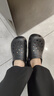 名创优品（MINISO）洞洞鞋女男夏季外穿沙滩凉鞋防滑厚底踩屎感包头凉拖鞋黑色36-37 实拍图